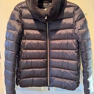 SAVE THE DUCK - Mei Women’s Puffer Jacket with Fur Collar